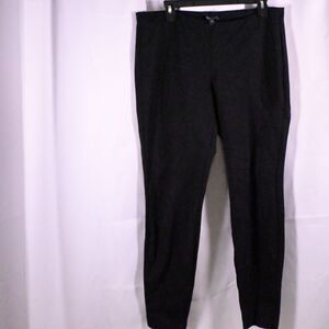 Eileen Fisher Womens Medium 34x29 Black Ponte Knit Pull On Rayon Blend Pants